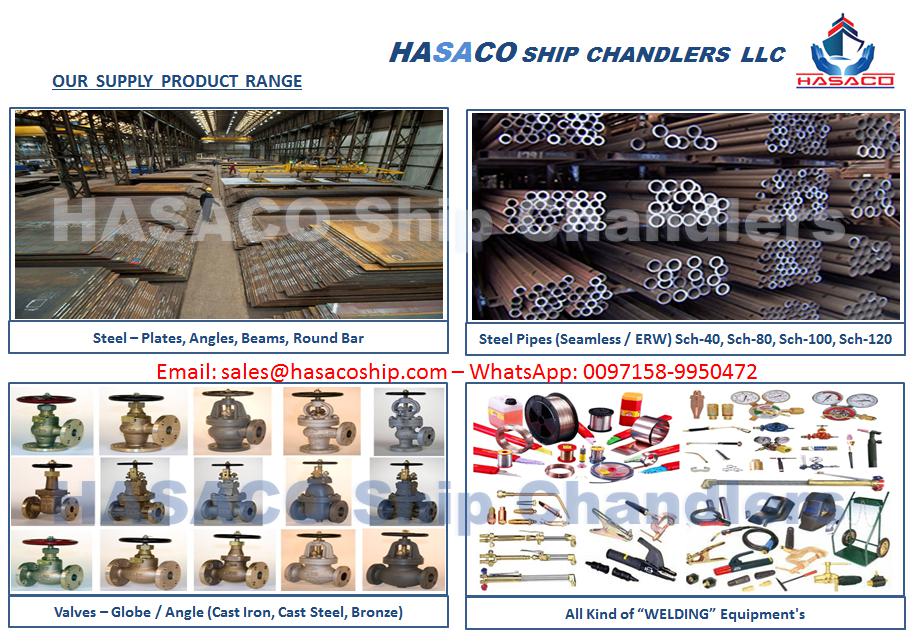 Hasaco Ship Chandler 10, Marine Store Ship Supply Dubai
