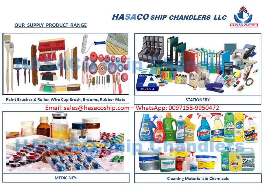 Hasaco Ship Chandler 6, Marine Store Ship Supply Dubai