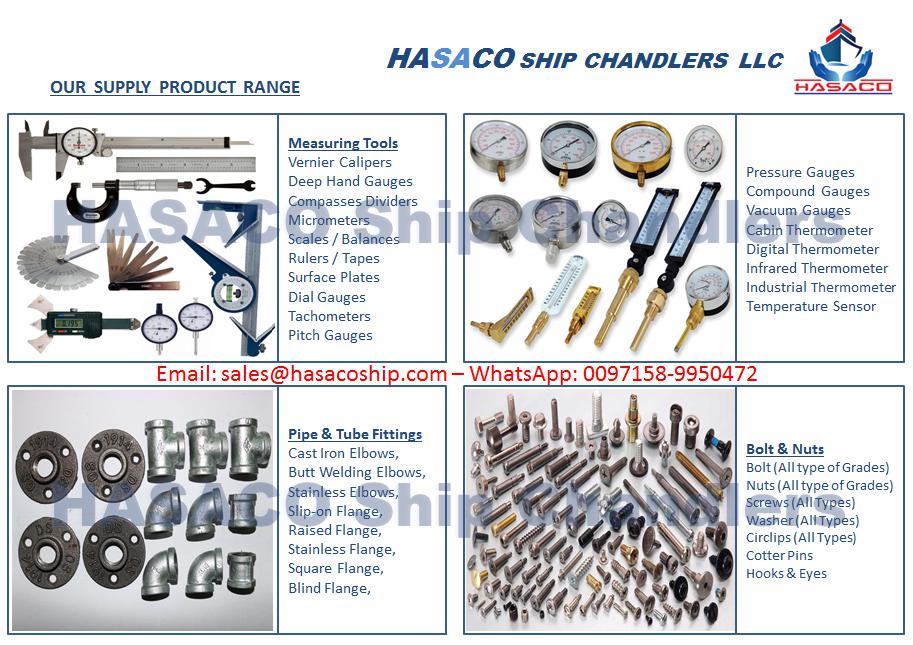 Hasaco Ship Chandler 9, Marine Store Ship Supply Dubai